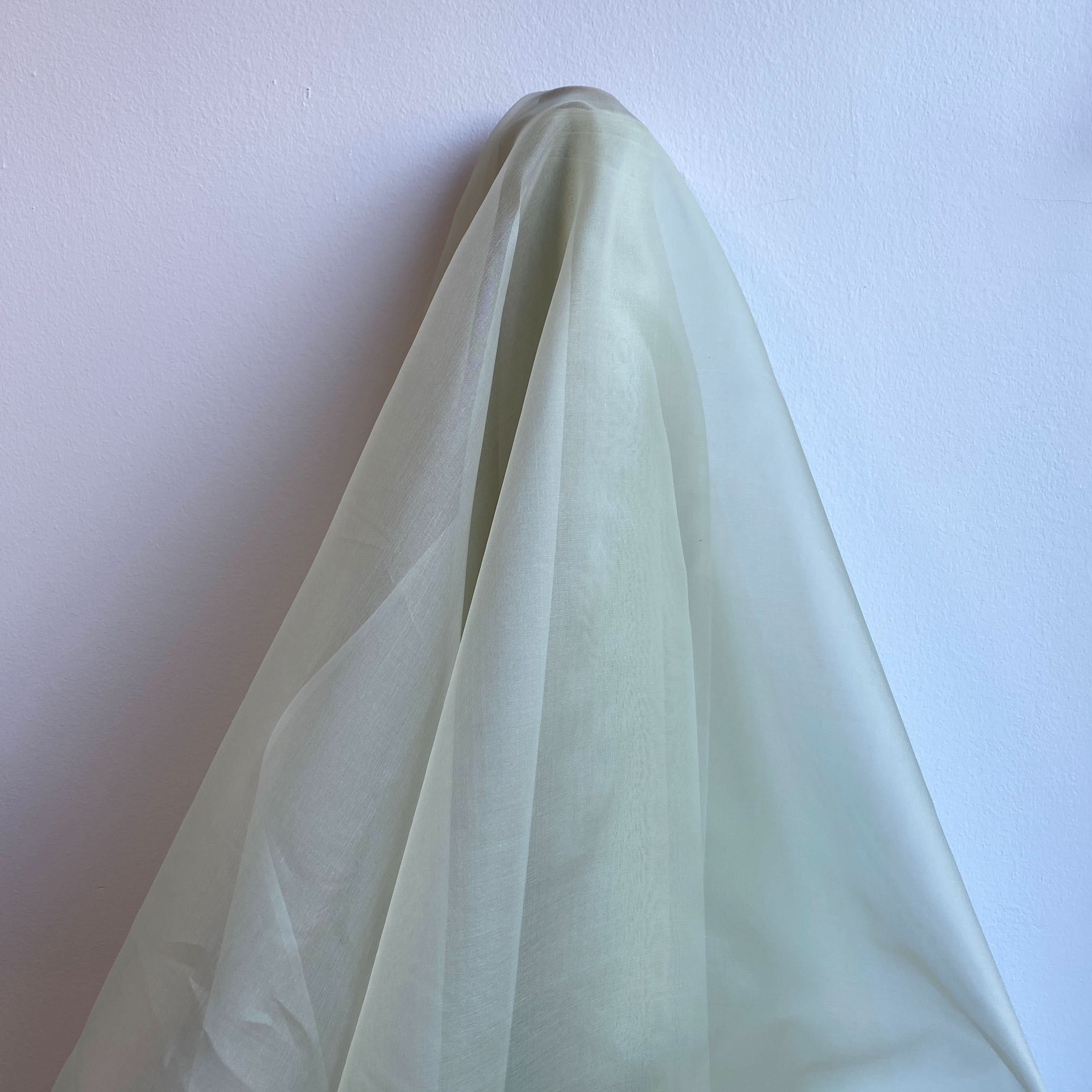 Silk Organza - Sage (137cm)