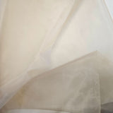 Nude Organza Crinoline — a stiff, structured organza ideal for petticoats and skirts, 150cm wide