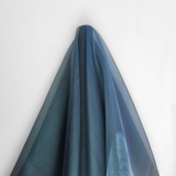 Ocean Silk Organza — lightweight, sheer and smooth with a low-sheen finish, 100% silk, 137cm wide