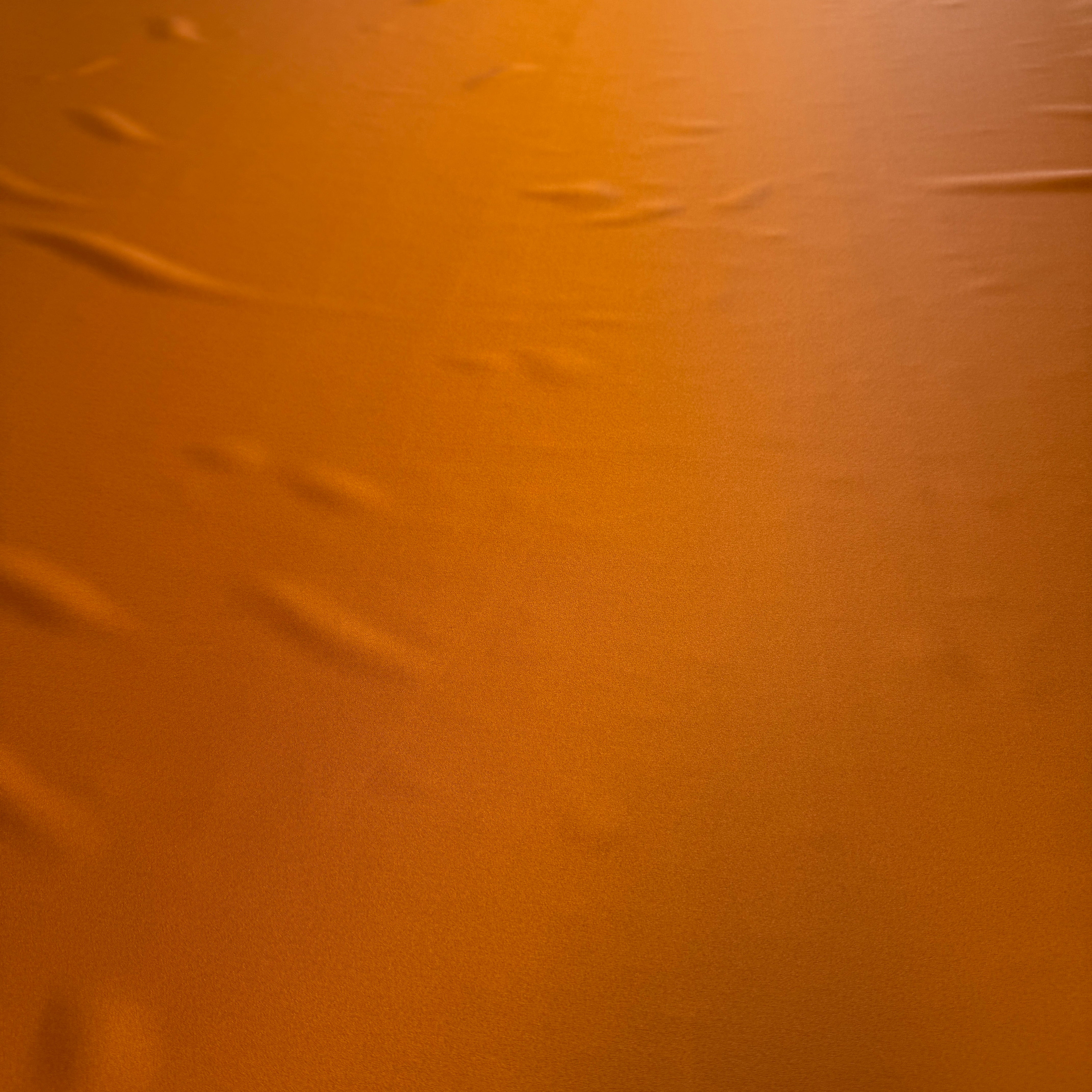 Stretch Silk Satin - Burnt Orange