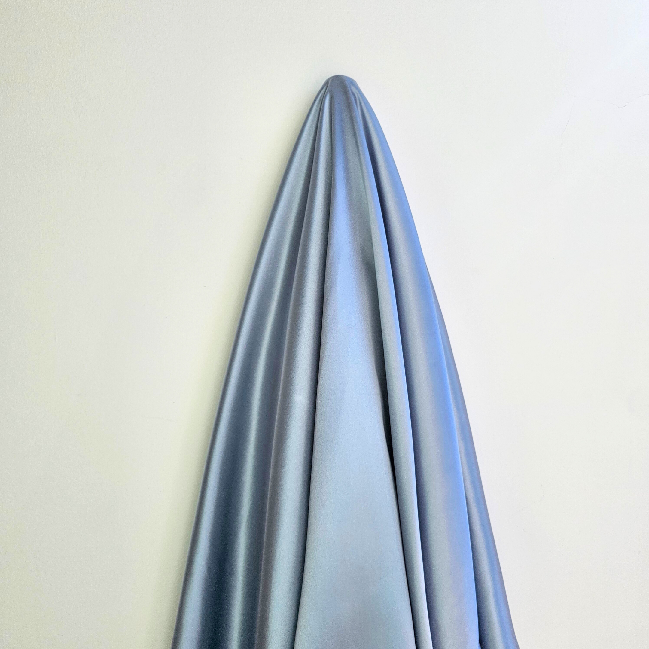 Blue Bell Sandwash Satin — lightweight and soft with a smooth luster satin finish, 100% mulberry silk, 140cm wide