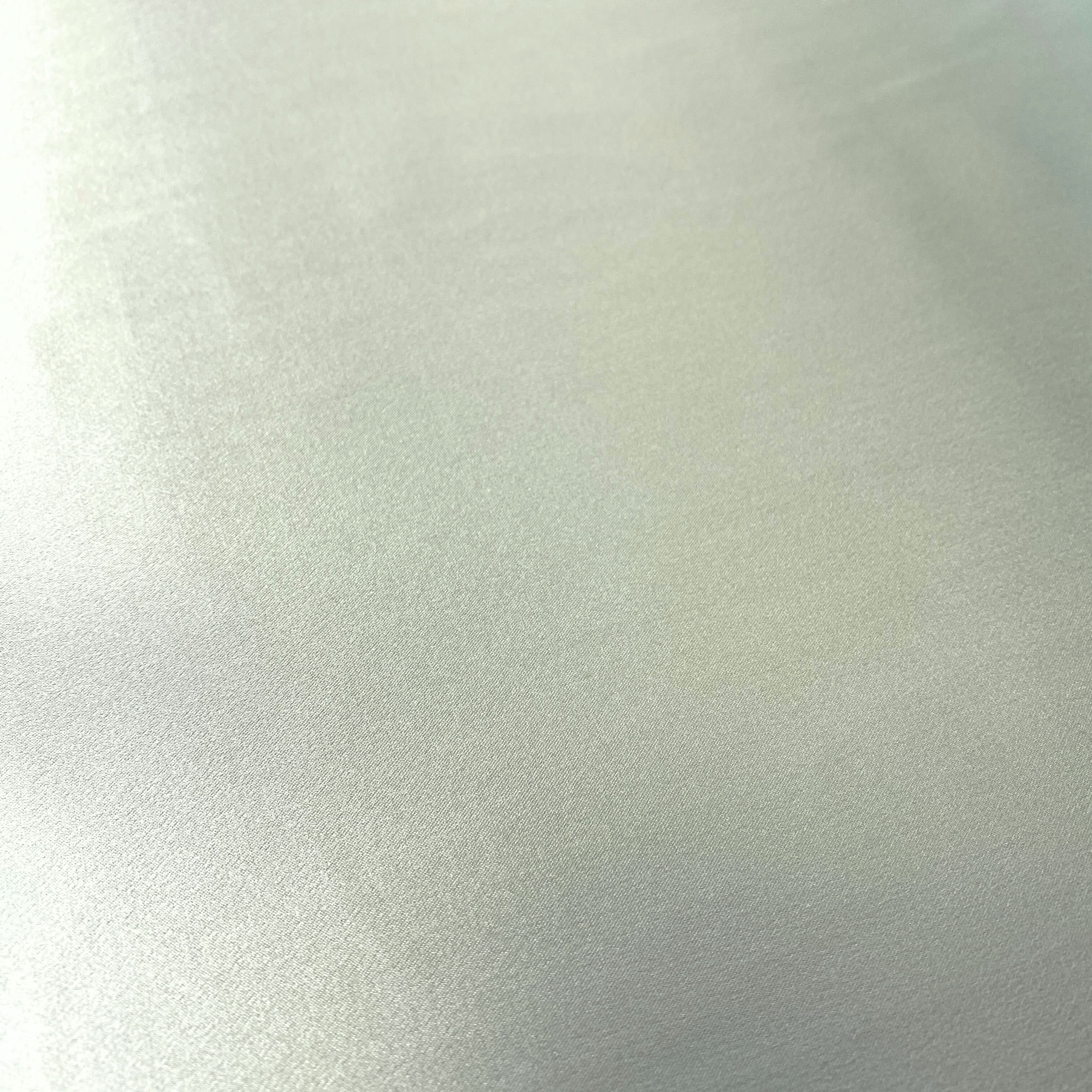 Sage Sandwash Satin — lightweight and soft with a smooth luster satin finish, 100% mulberry silk, 140cm wide