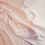 Pale Pink Stretch Polyester Lining — lightweight with a satin finish, matte reverse and gentle stretch, in polyester
