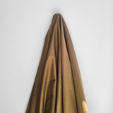 Chestnut Silk Cotton Voile — lightweight with a soft drape, a subtle texture and a low-sheen luster finish, 30% mulberry silk, 70% cotton, 137cm wide