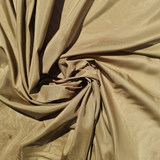 Chestnut Silk Cotton Voile — lightweight with a soft drape, a subtle texture and a low-sheen luster finish, 30% mulberry silk, 70% cotton, 137cm wide