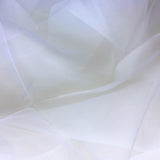 Remnant Silk Organza - White