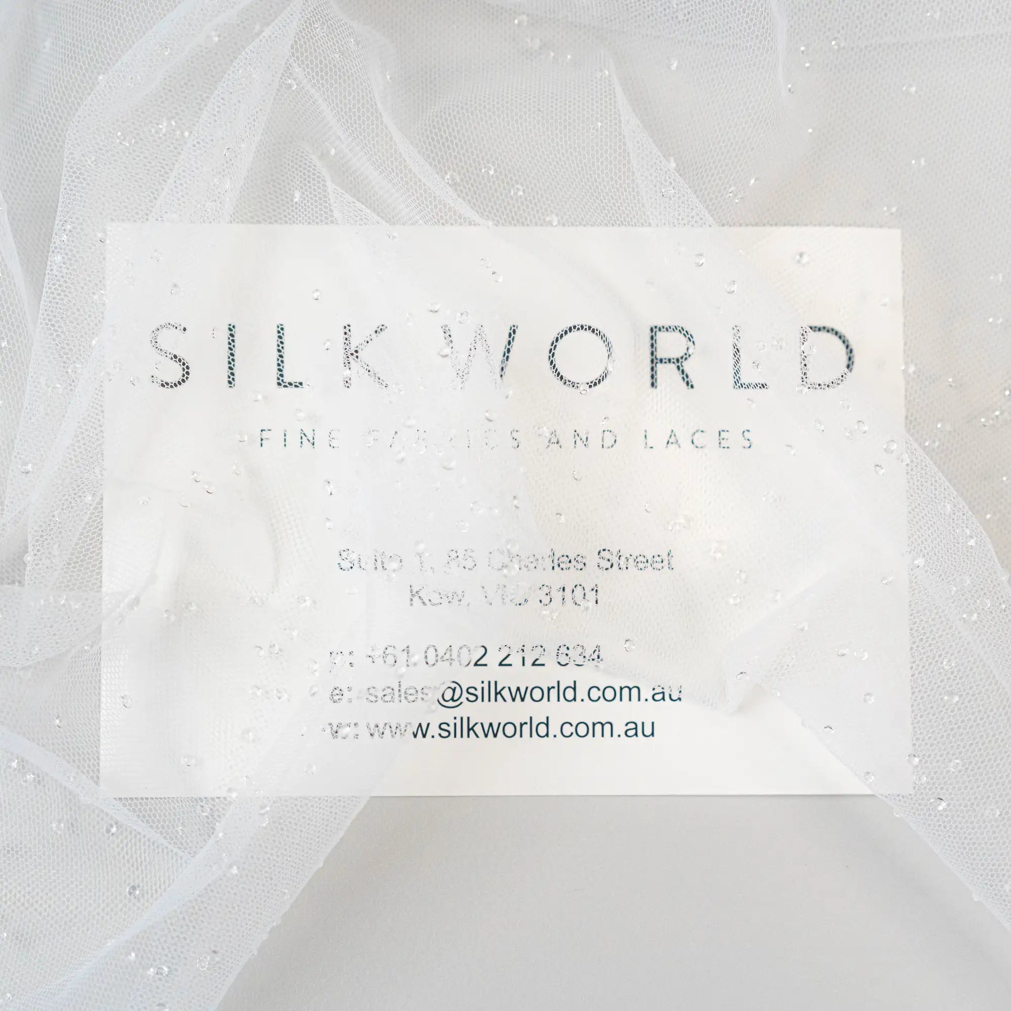 Water Drop Tulle - Ivory