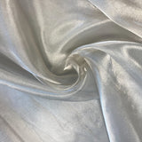 Silver Tissue Organza — a very fine, lightweight sheer organza, 110cm wide