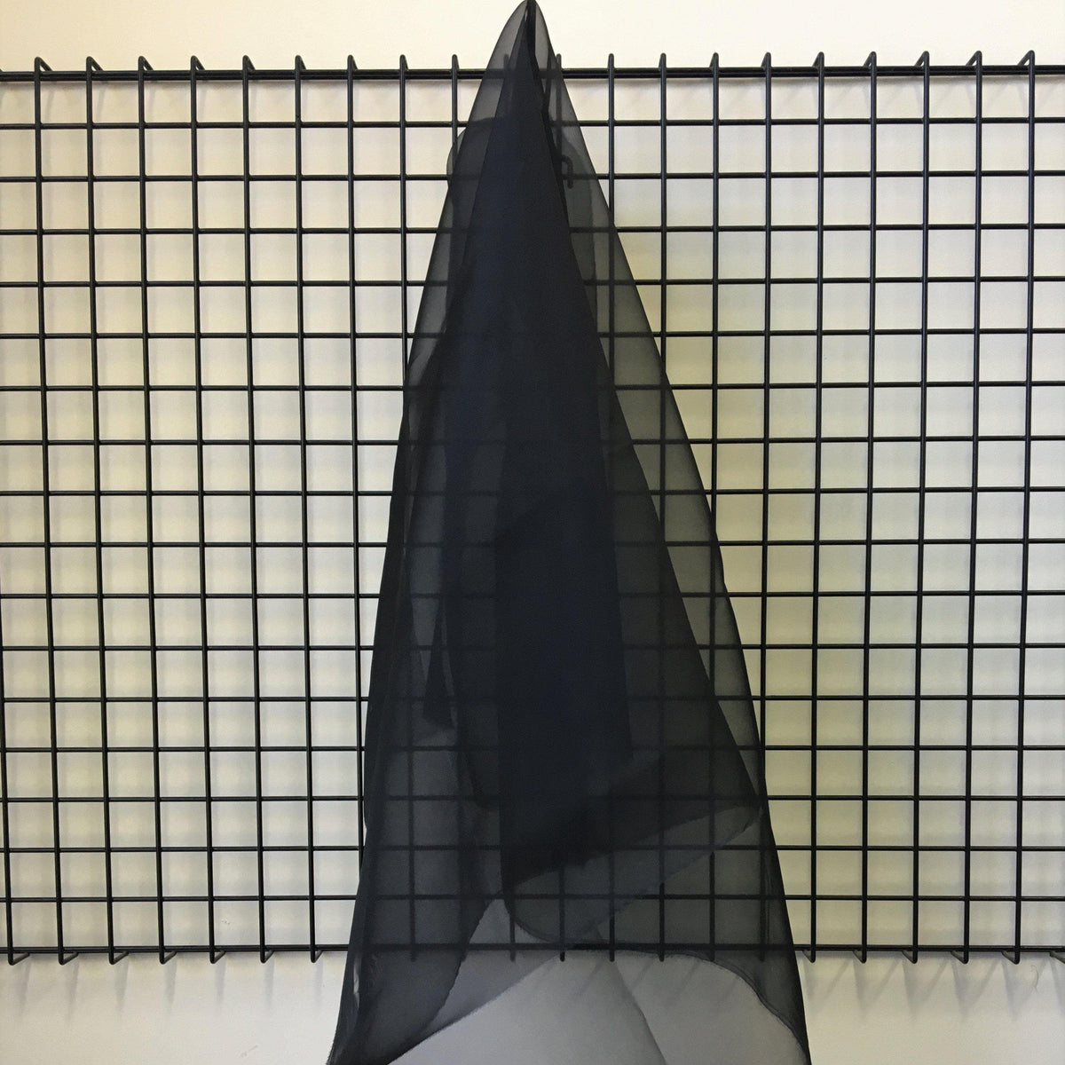 Remnant Silk Organza - Black