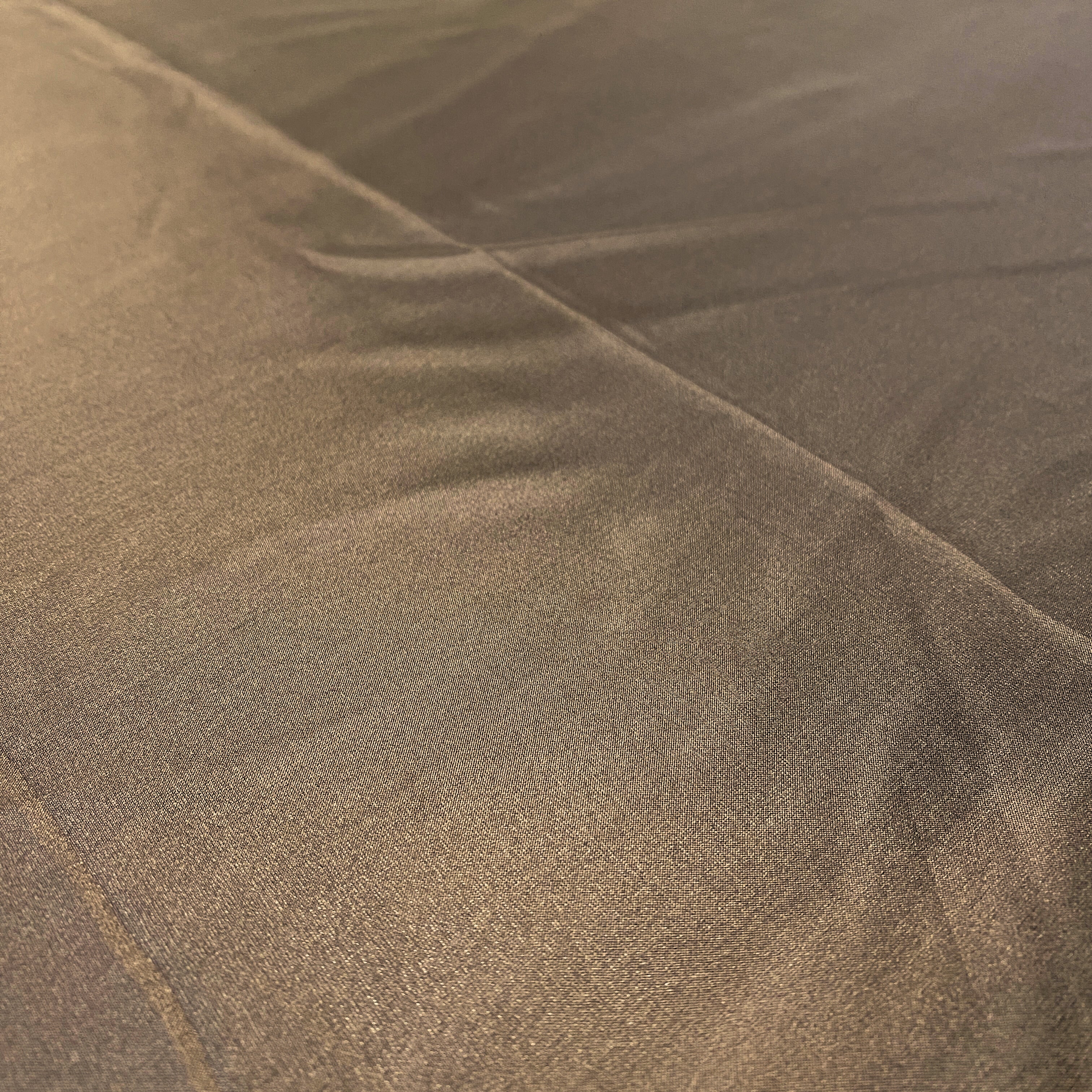 Dark Chocolate Habotai — soft with a light, airy drape and a smooth satin finish, 100% mulberry silk, 140cm wide