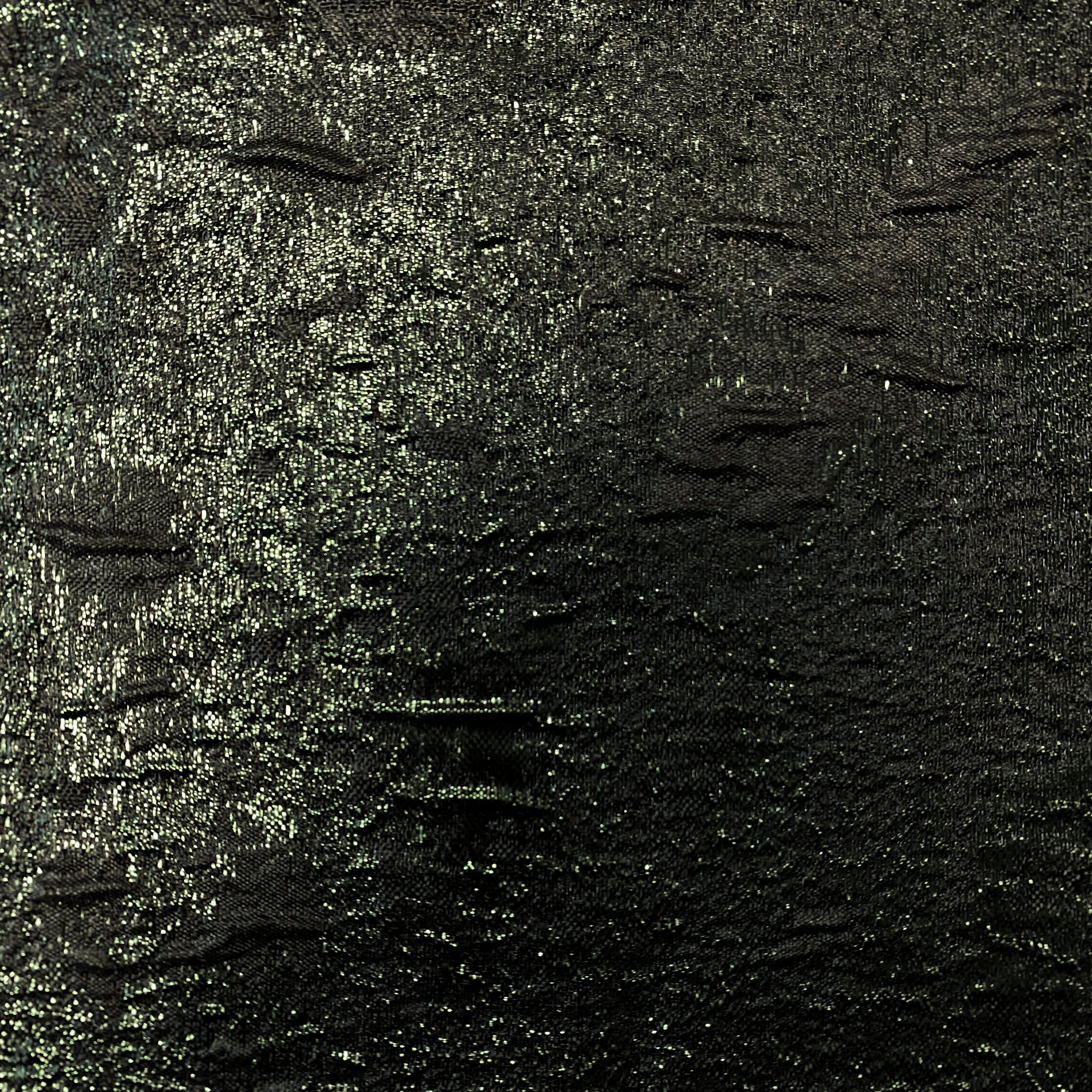 Bottle Green Crushed Metallic Jacquard — a crushed jacquard with a metallic sheen
