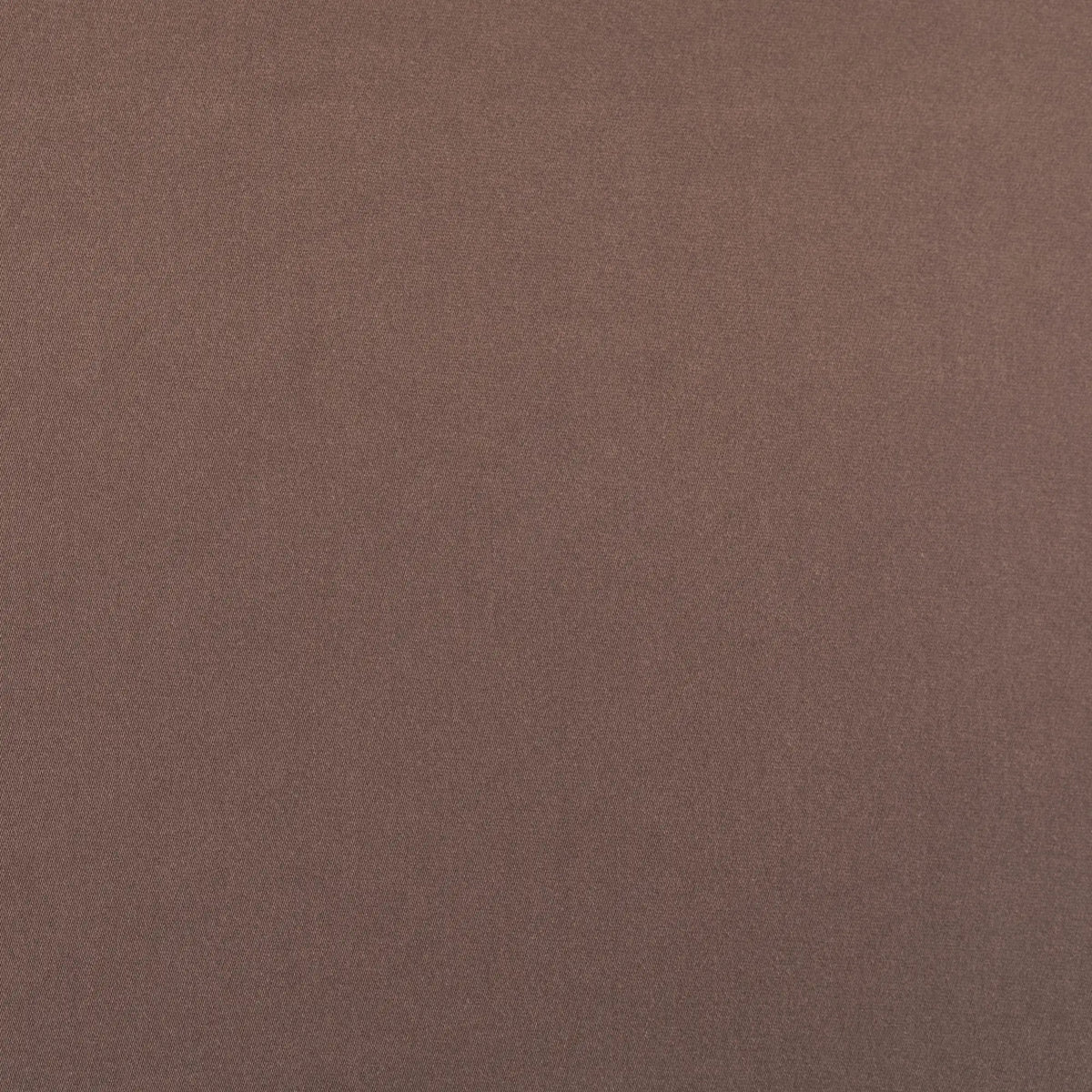 Coffee Faux Acetate Satin — mid-weight double-faced polyester satin with a delustered finish, fluid drape and slight stretch