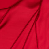 Deep Red Faux Acetate Satin — mid-weight double-faced polyester satin with a delustered finish, fluid drape and slight stretch