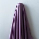 Lavender Faux Acetate Satin — mid-weight double-faced polyester satin with a delustered finish, fluid drape and slight stretch