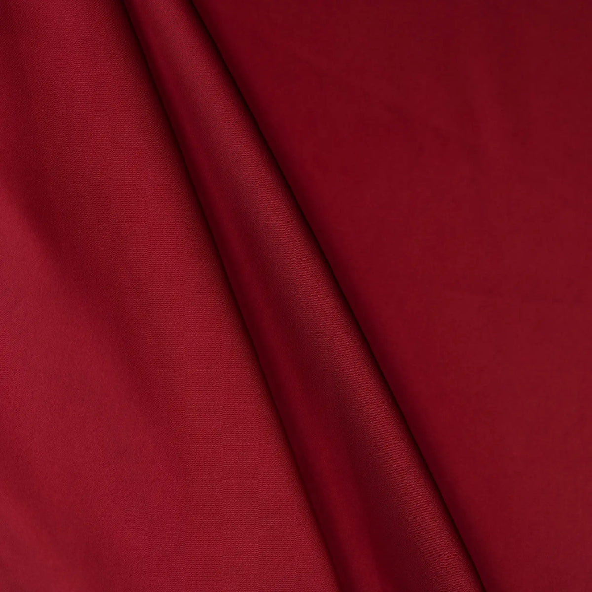 Rust Faux Acetate Satin — mid-weight double-faced polyester satin with a delustered finish, fluid drape and slight stretch