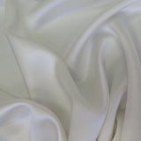 Ivory Remnant Crepe Satin
