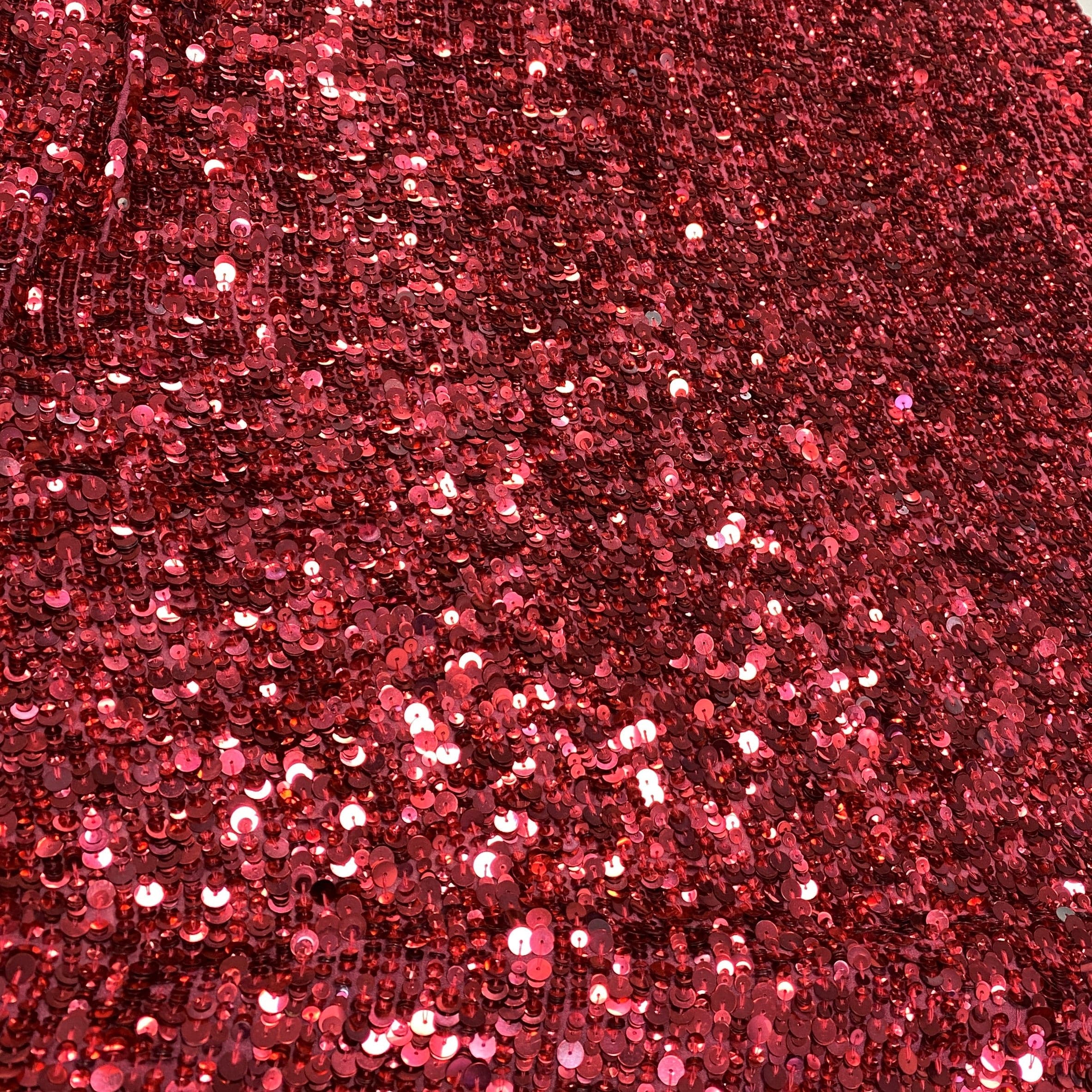 Sequin Georgette Raspberry