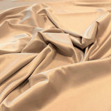 Biscuit Polyester Lining — lightweight with a satin finish and matte reverse, 100% polyester