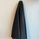 Black Polyester Lining — lightweight with a satin finish and matte reverse, 100% polyester