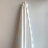 White Polyester Lining — lightweight with a satin finish and matte reverse, 100% polyester