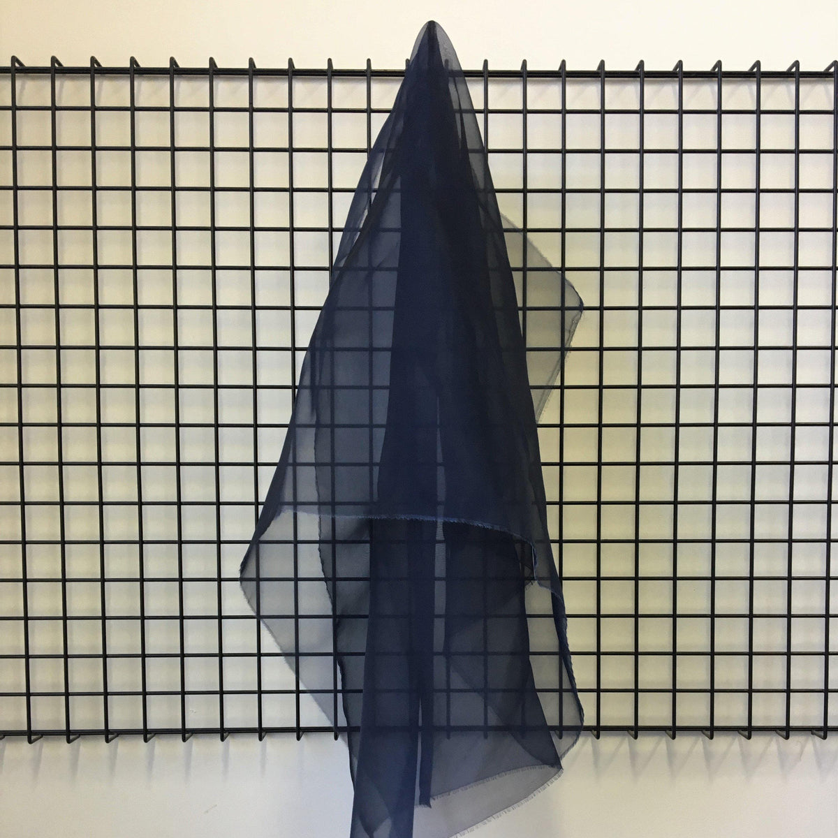 Remnant Silk Organza - Navy
