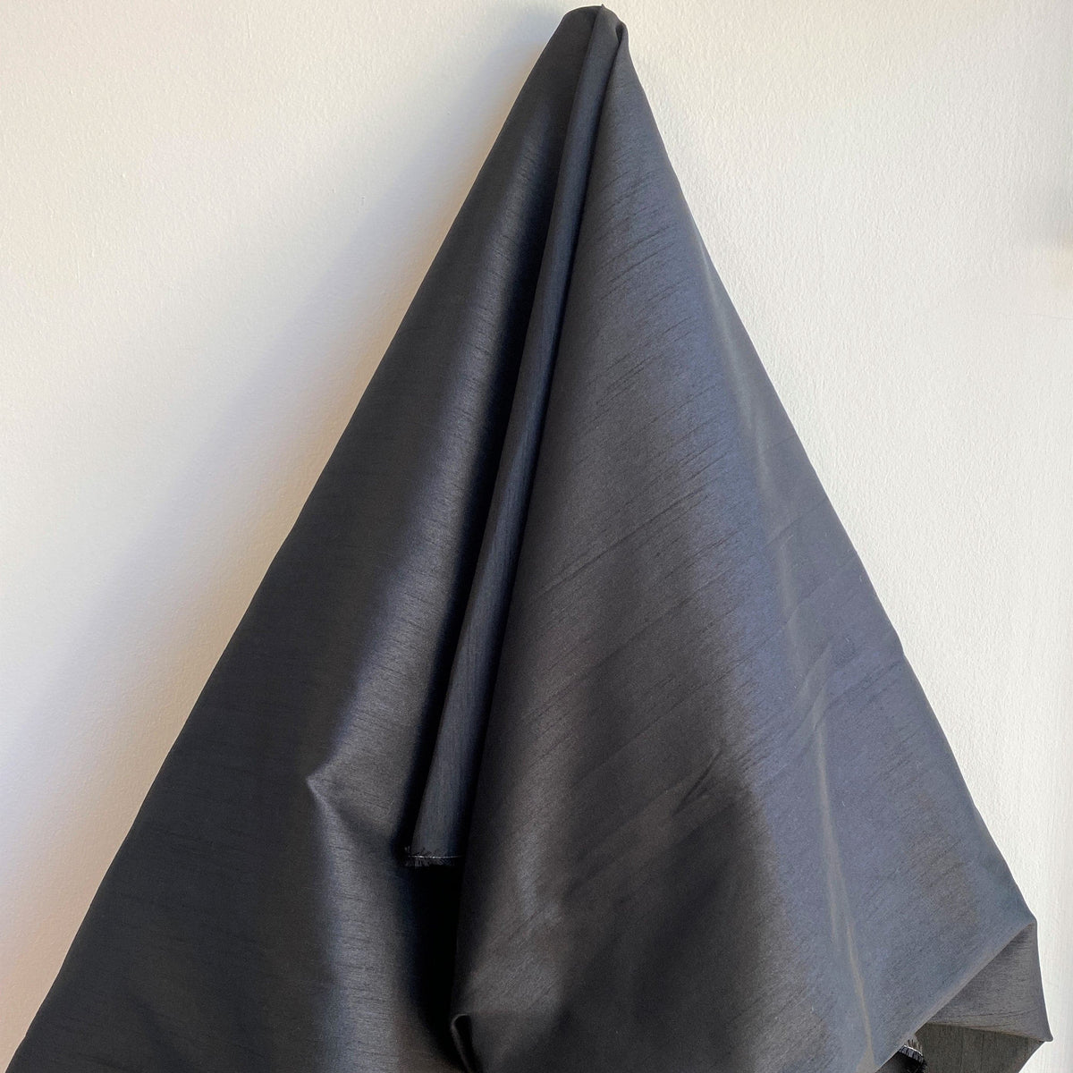 Polyester Dupion - Black