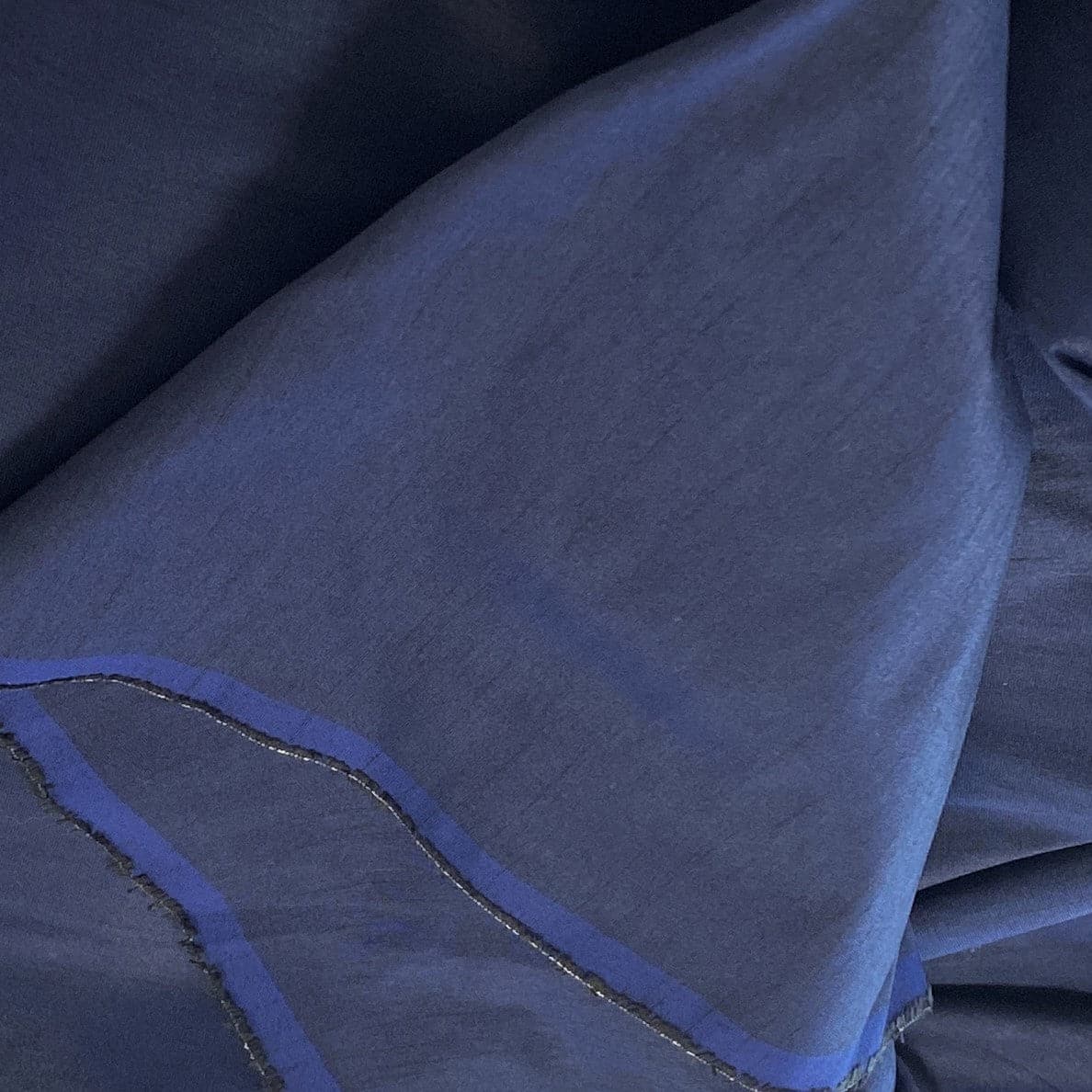 Polyester Dupion - Navy
