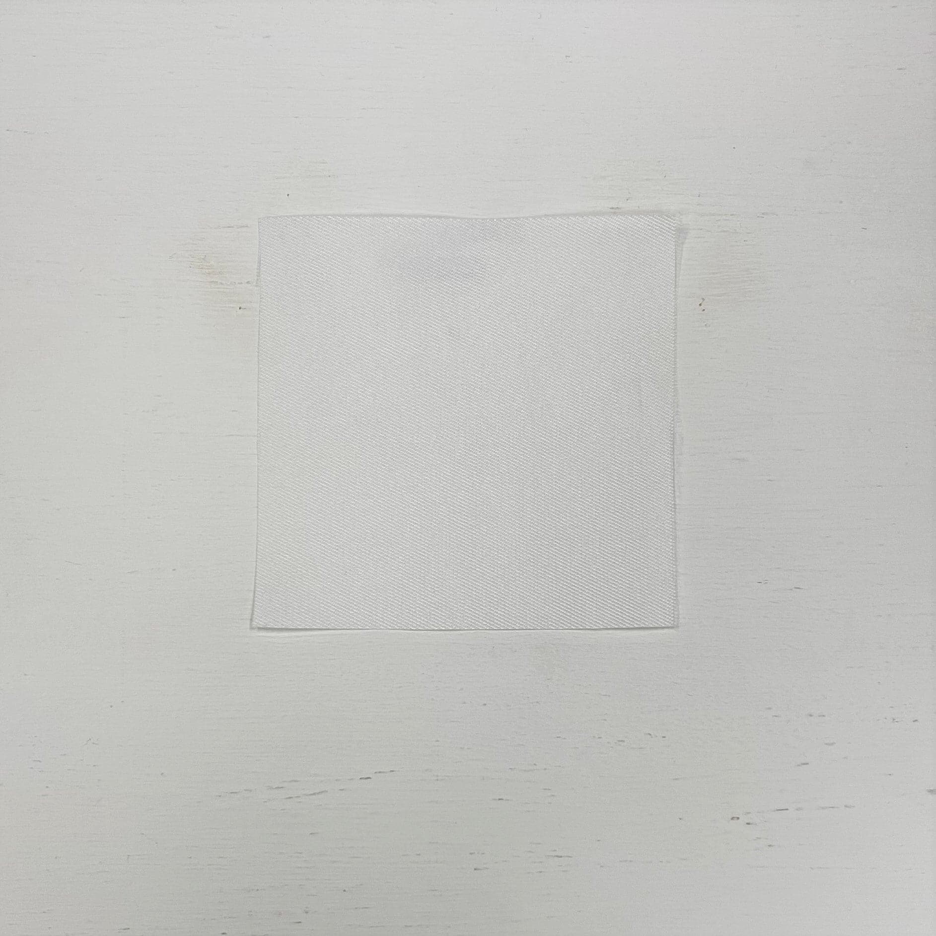 Remnant Polyester Zibeline White