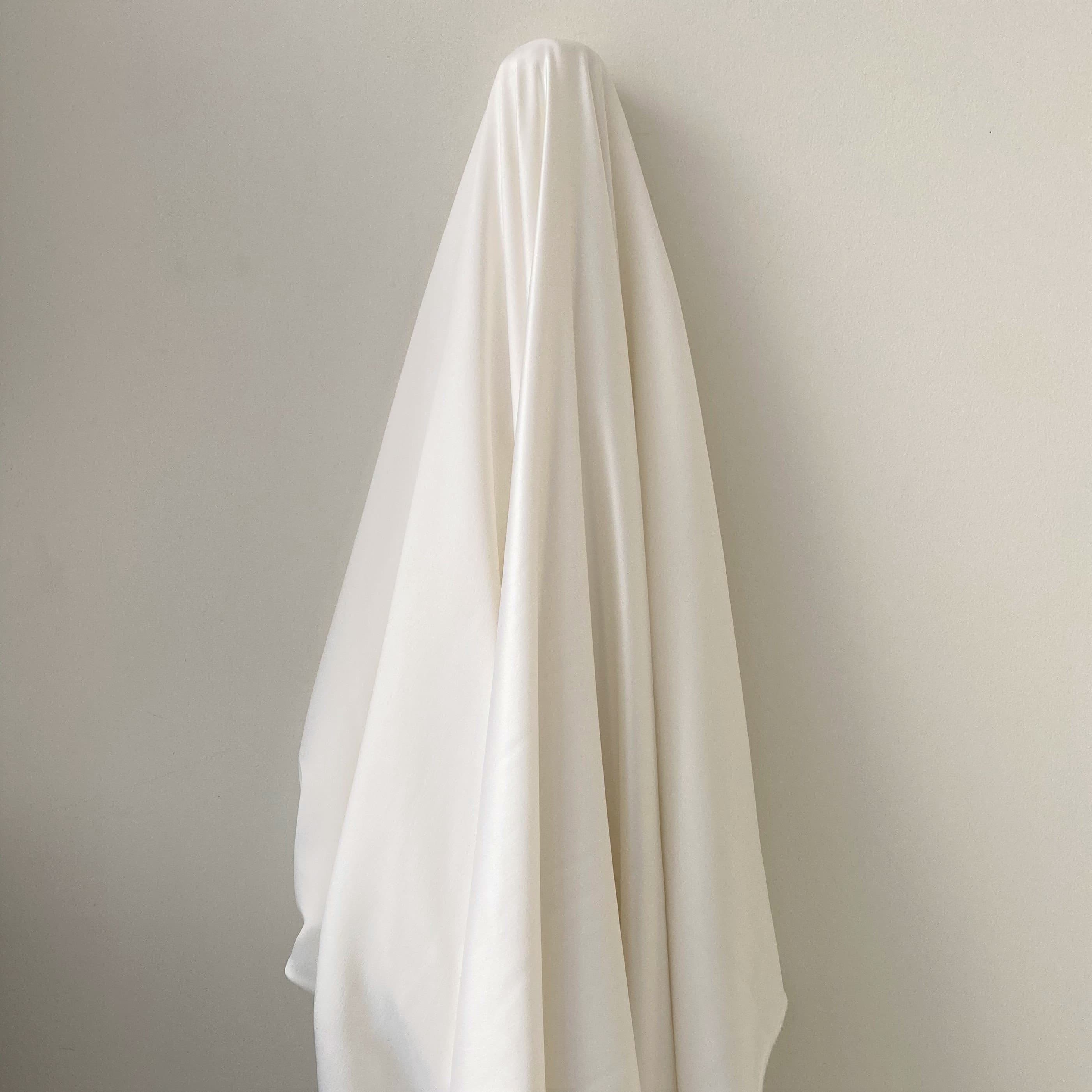 Remnant Recycled Polyester Satin Ivory