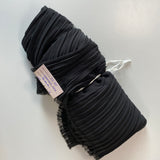Remnant Pleated Georgette - Black