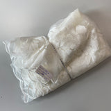 Remnant Embroidered Tulle (W32155) - Ivory