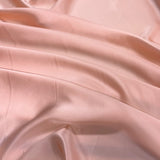 Rose Sandwash Satin — lightweight and soft with a smooth luster satin finish, 100% mulberry silk, 140cm wide
