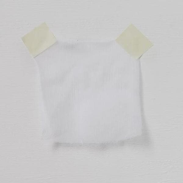 Remnant Crinkle Chiffon - Ivory