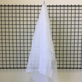 Remnant Silk Organza - White