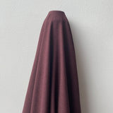 Maroon Wool Crepe — a medium-weight wool-blend crepe suiting with a soft handle, 137cm wide
