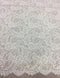 Fine corded lace (1303) Ivory