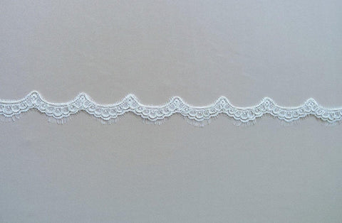 Corded Lace Trim (1391T) Light Ivory