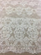 Textured  Fine Lace (1435) Ivory
