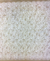 White 3D Floral Lace — featuring scalloped edges, floral motifs and a 3D floral design, in nylon and viscose, 130cm wide