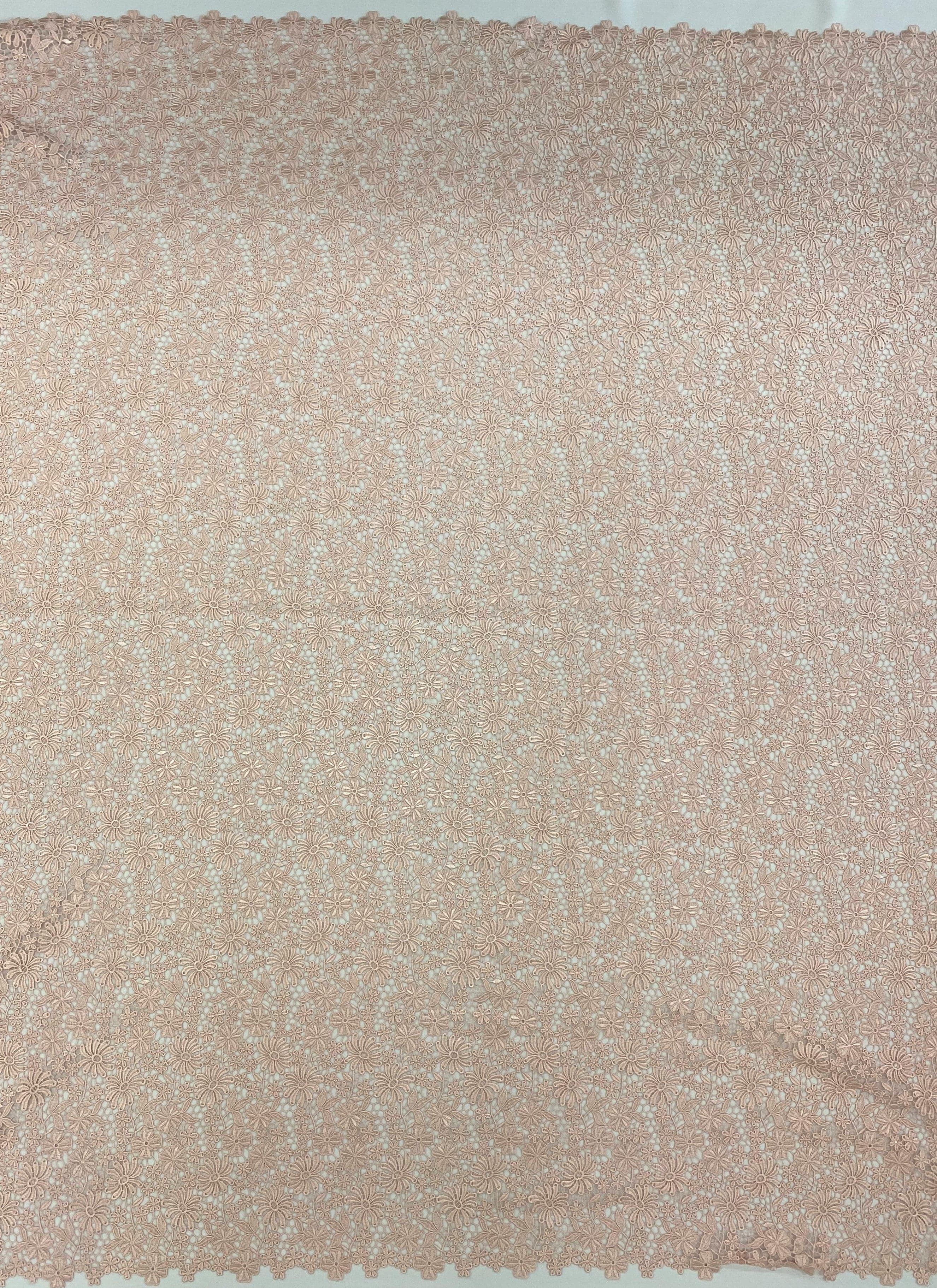 Peony Floral Guipure Lace — featuring floral motifs and Guipure motifs, 130cm wide