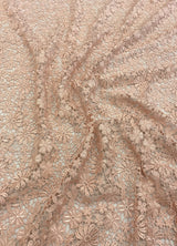 Peony Floral Guipure Lace — featuring floral motifs and Guipure motifs, 130cm wide