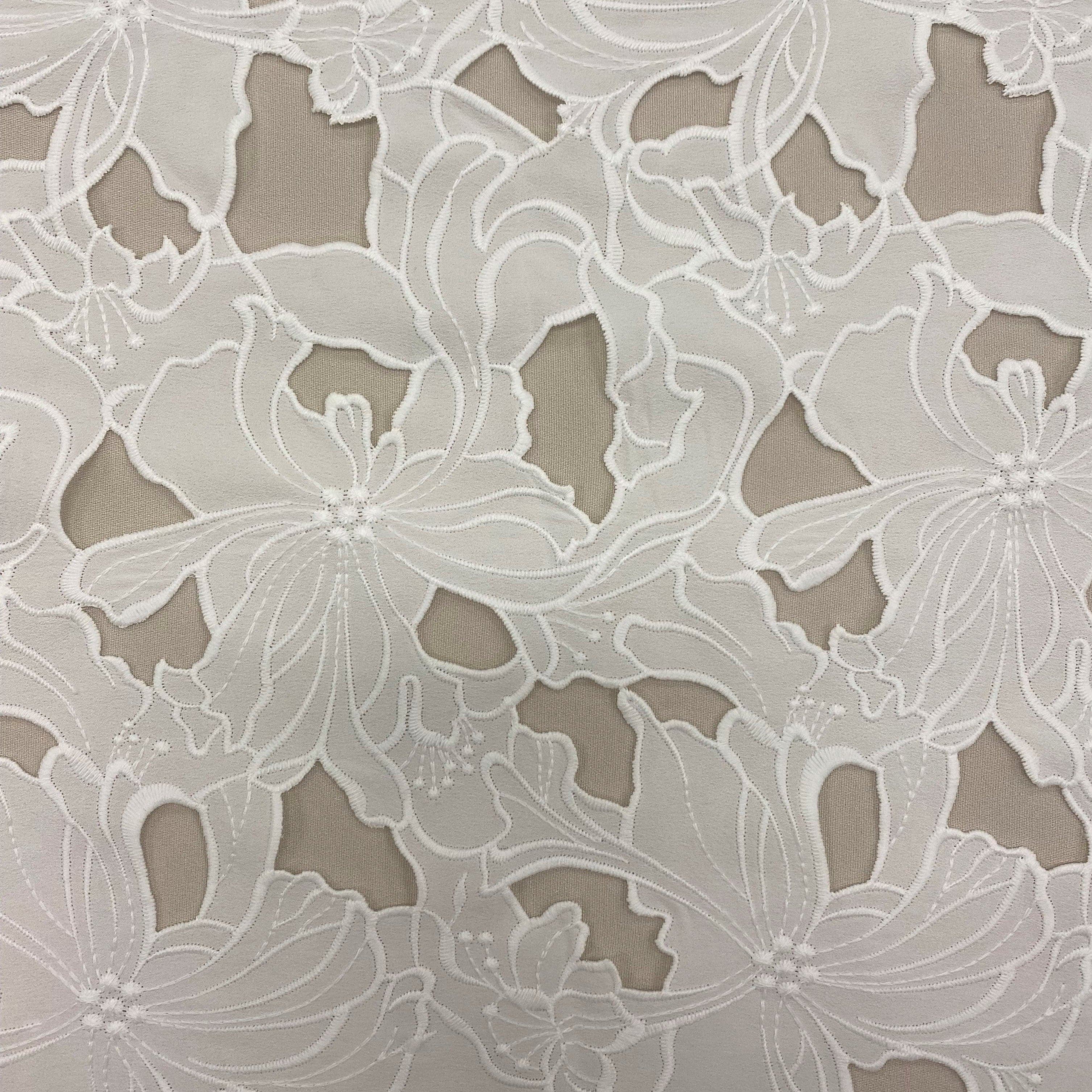 Embroidered Cutwork (1647) - Ivory
