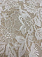 Floral Guipure Lace (1656) Ivory