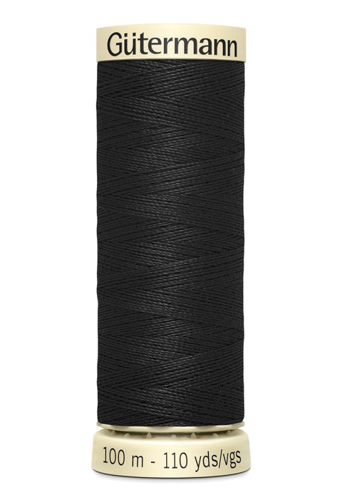 Gutermann Polyester Thread 100m #000 Black
