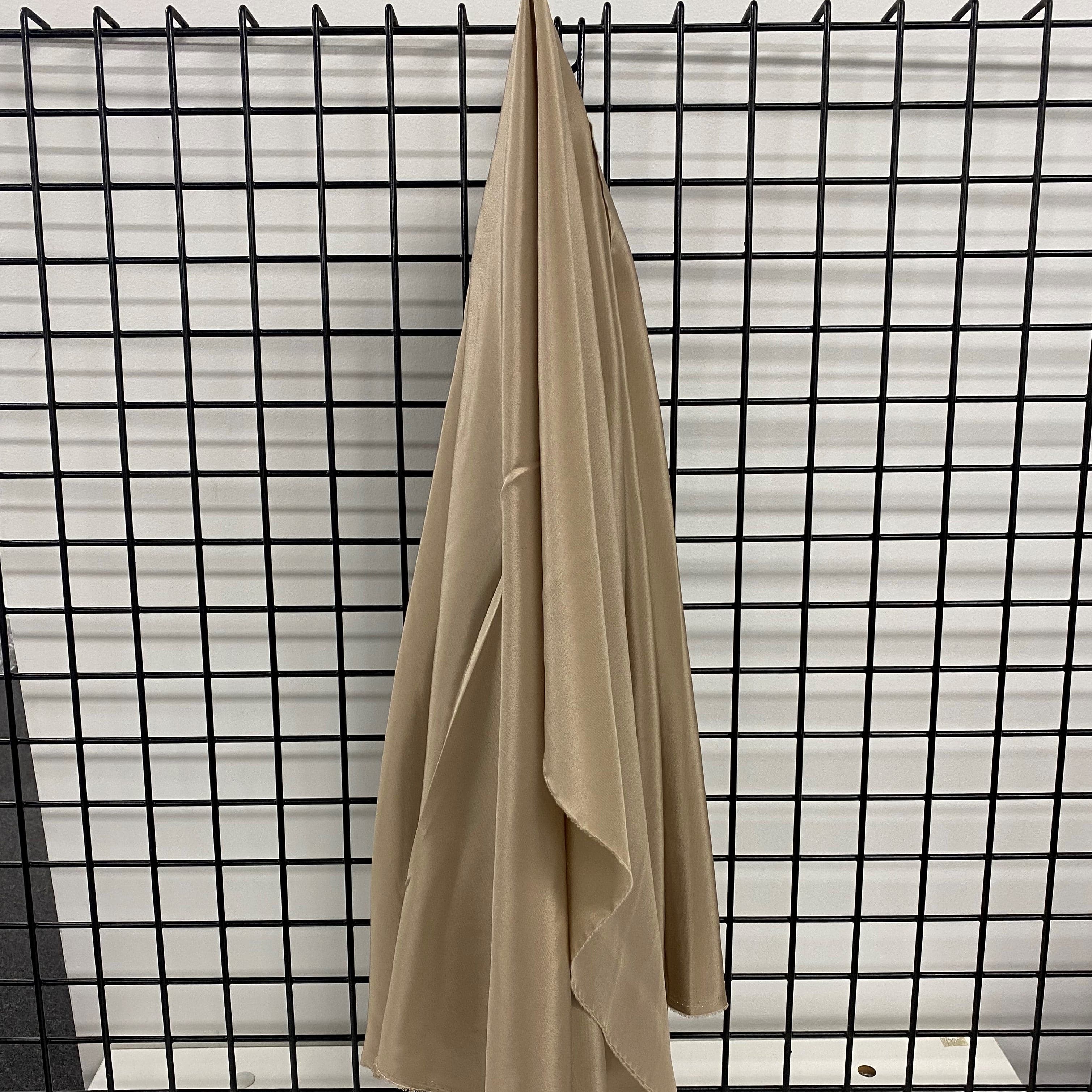 Pancake Crepe De Chine — lightweight with a low-sheen matte finish and a soft, fluid drape, 100% mulberry silk, 137cm wide