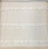 Ivory Pleated Tulle — lightweight and soft, 100% nylon, 140cm wide