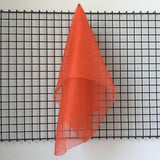 Fiesta Silk Organza — lightweight, sheer and smooth with a low-sheen finish, 100% silk, 137cm wide