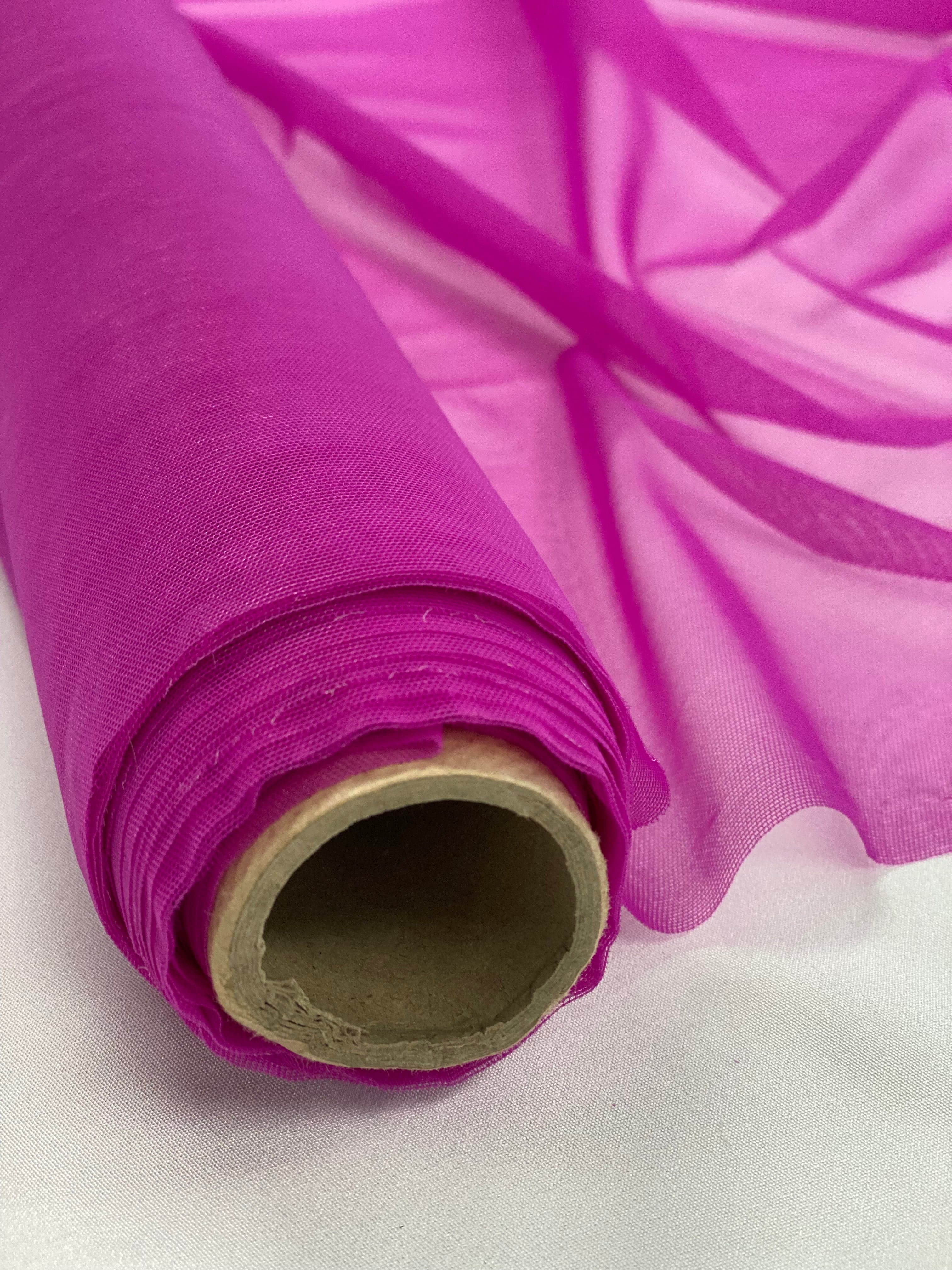 Fuchsia Power Net — a fine two-way stretch net, ideal for lingerie and appliqué