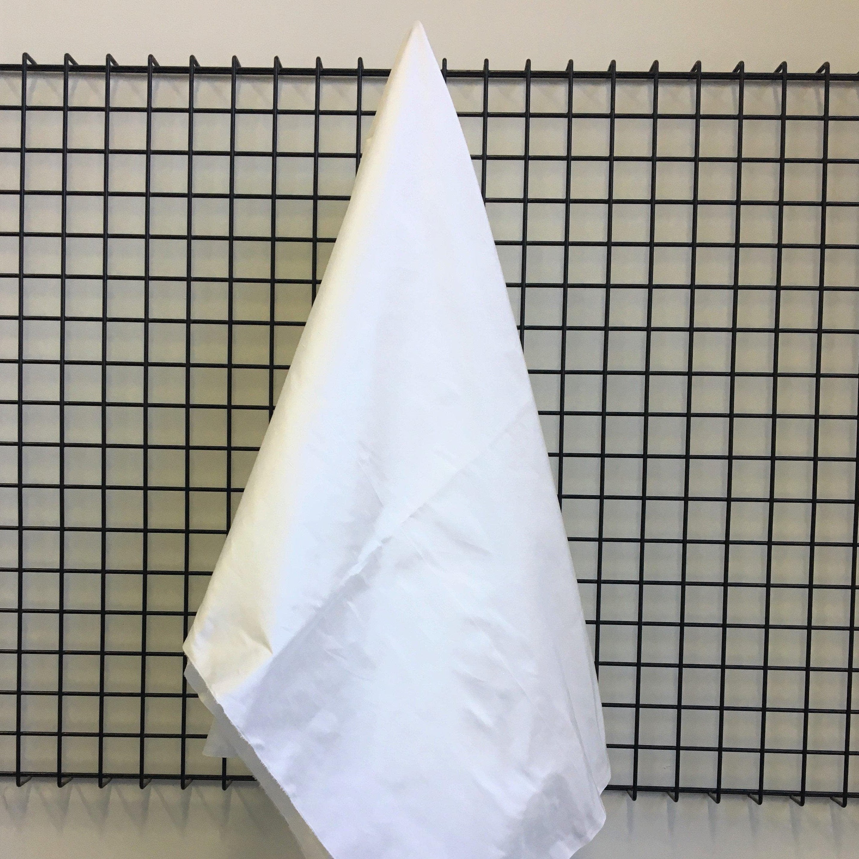 Ivory Silk Dupion — mid-weight and crisp with a lightly slubbed texture, 100% silk, 140cm wide