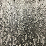 Silver Sequin Georgette — featuring rows of sequins running the length, with a soft mid-weight drape